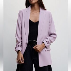 Mango Women's Lavender Blazer